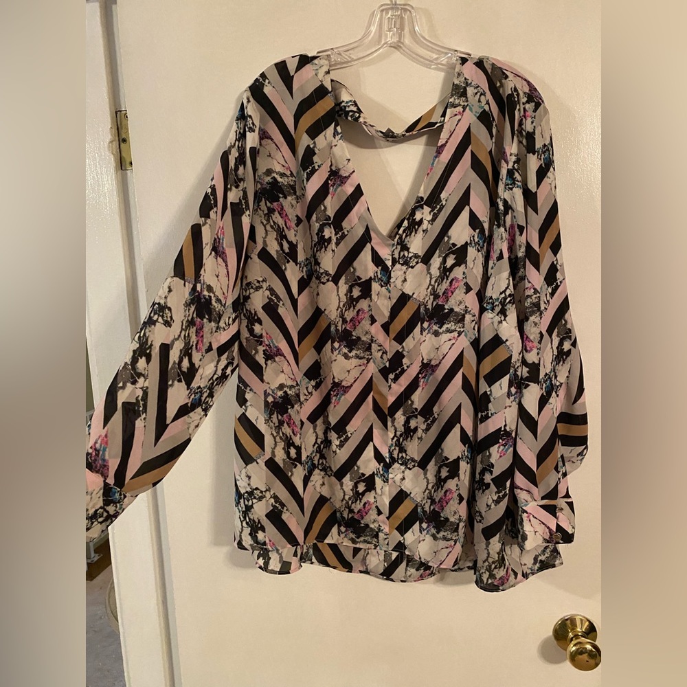 Jennifer Lopez long sleeve blouse